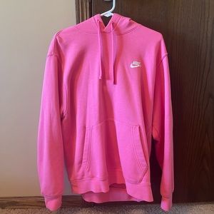 Nike Hot Pink Hoodie Size Large